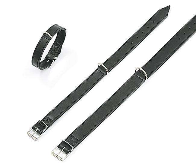 Karlie RONDO Halsband genäht - Schwarz - 32 mm, 70 cm