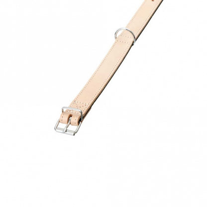 Karlie RONDO Halsband genäht - Natur/Schwarz - 32 mm, 57 cm