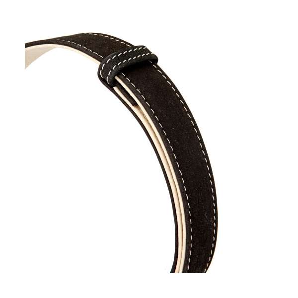 Karlie Buffalo Ultra Halsband - Schwarz/Hellbeige - 15 mm / 30-45 cm