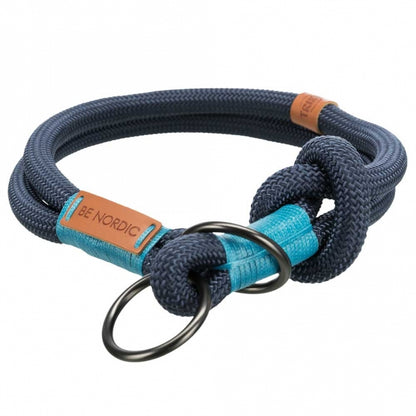 Trixie BE NORDIC Zug-Stopp-Halsband - dunkelblau - 30 cm