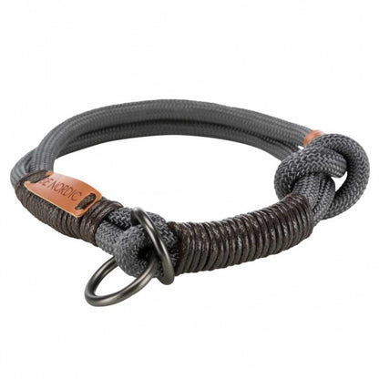 Trixie BE NORDIC Zug-Stopp-Halsband - dunkelgrau - 45 cm