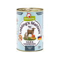 GranataPet Lieblings Mahlzeit Kalb & Wildkaninchen, Zucchini, Kürbis und Leinöl - 6x400g