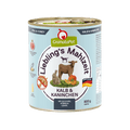 GranataPet Lieblings Mahlzeit Kalb & Wildkaninchen, Zucchini, Kürbis und Leinöl - 6x800g