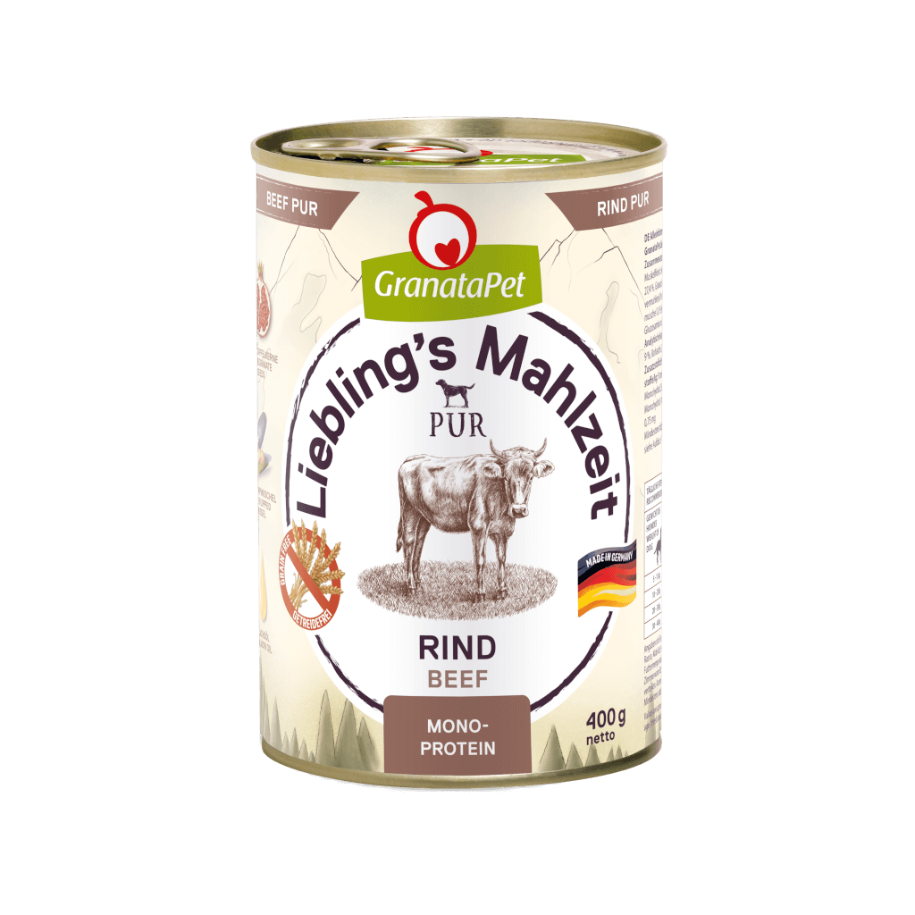 GranataPet Lieblings Mahlzeit Rind PUR - 6x400g