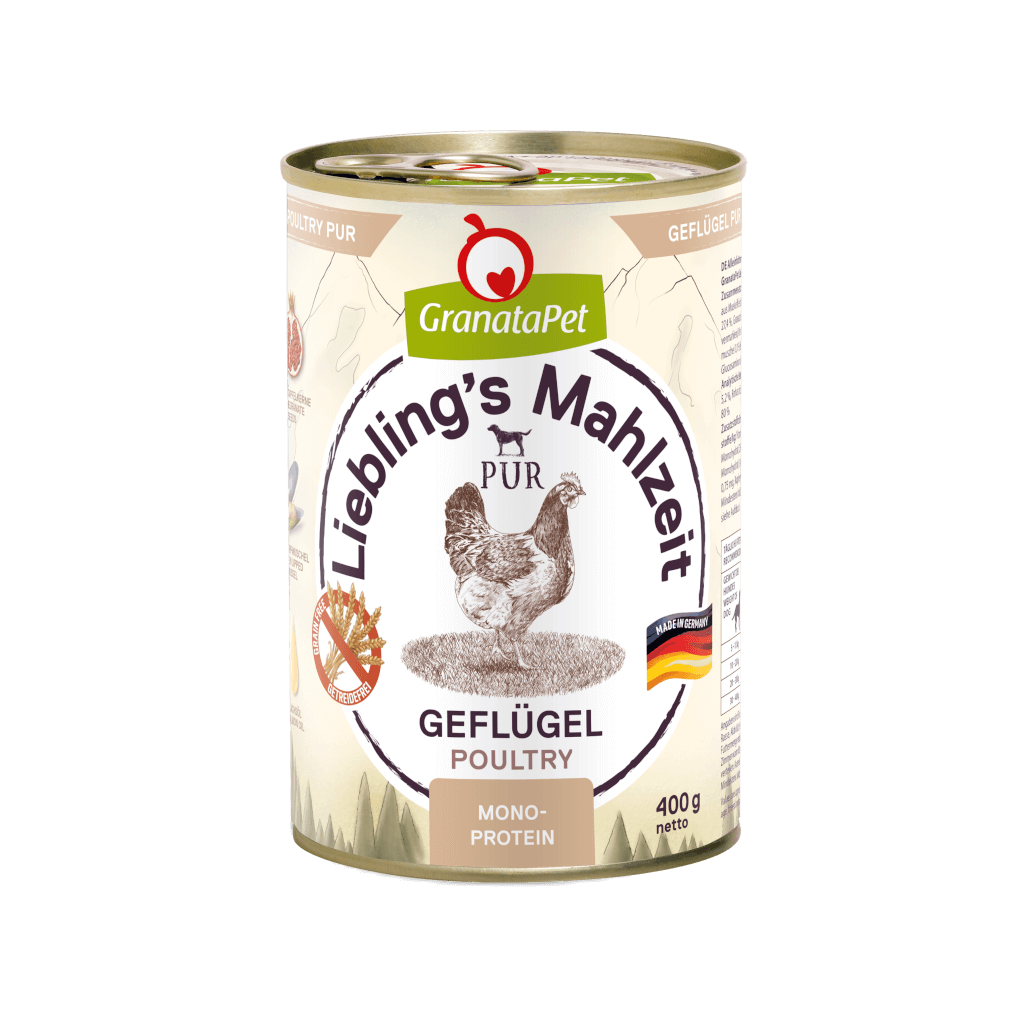 GranataPet Lieblings Mahlzeit Geflügel PUR - 6x400g