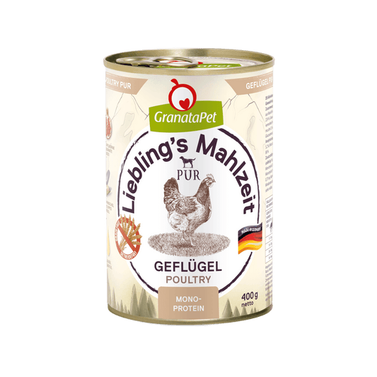 GranataPet Lieblings Mahlzeit Geflügel PUR - 6x400g