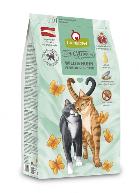 GranataPet DeliCatessen Wild & Huhn Adult - 1,8 kg