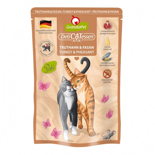 GranataPet Delicatessen Pouch Truthahn & Fasan 85g