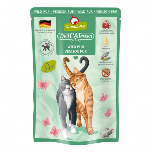 GranataPet Delicatessen Pouch Wild PUR 85g