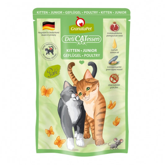 GranataPet Delicatessen Pouch Kitten Geflügel 85g