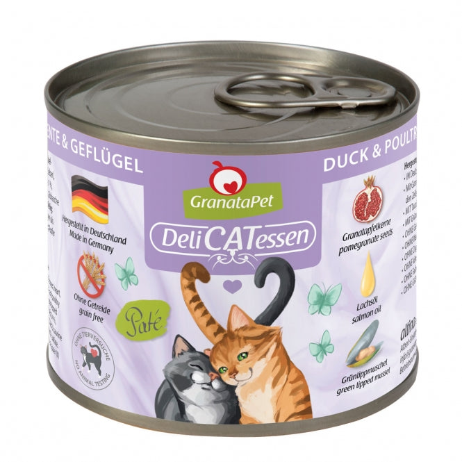 GranataPet Delicatessen Dose Ente & Geflügel - 6x200g