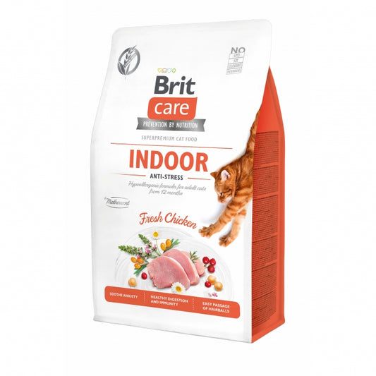 Brit Care Cat Grain-Free - Indoor - Anti-Stress - 2kg