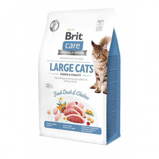 Brit Care Cat Grain-Free - Large cats - Power & Vitality - 2kg