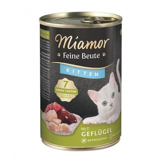 Miamor Feine Beute Kitten Geflügel - 12x400g