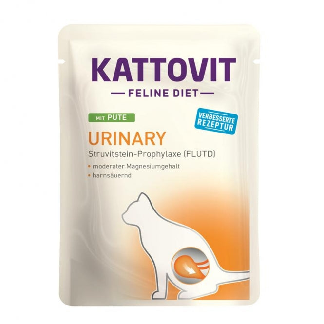 Kattovit PB Feline Diet Urinary mit Pute 24x85g