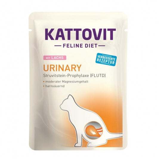 Kattovit PB Feline Diet Urinary mit Lachs 24x85g