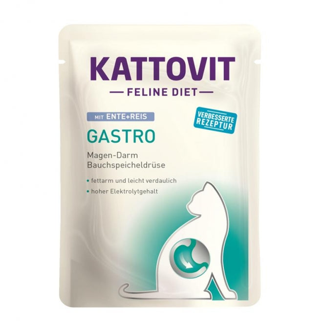 Kattovit PB Feline Diet Gastro Ente & Reis 24x85g