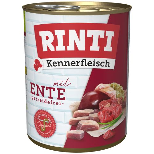 Rinti Kennerfleisch Ente - 12x800g