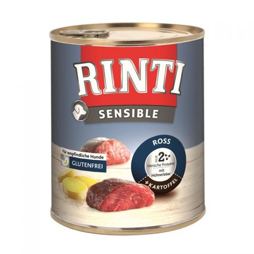 Rinti Sensible Ross, Hühnerleber & Kartoffel 6x800g