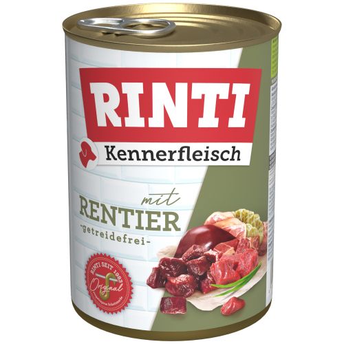 Rinti Kennerfleisch Rentier - 12x400g