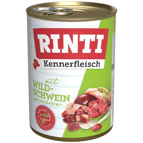 Rinti Kennerfleisch Wildschwein - 12x400g