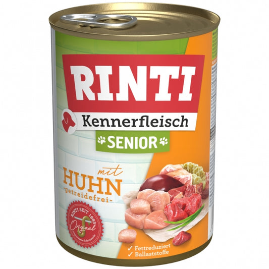 Rinti Kennerfleisch Senior Huhn 12x400g