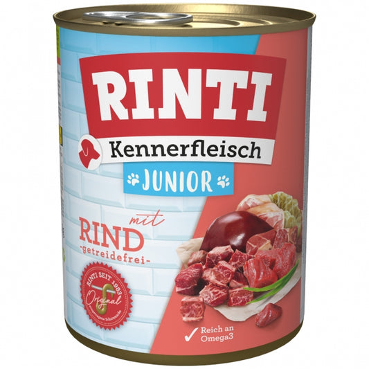 Rinti Kennerfleisch Junior Rind 12x800g