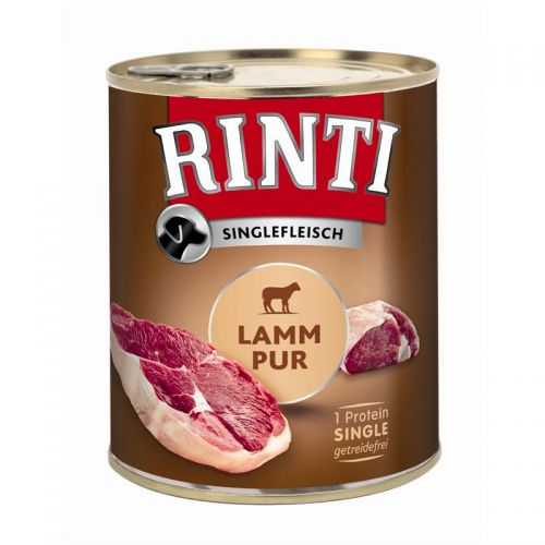 Rinti Singlefleisch Lamm Pur 6x800g