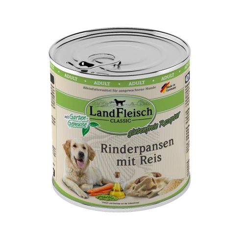 Landfleisch Classic Rinderpansen mit Reis & Gartengemüse - 6x800g