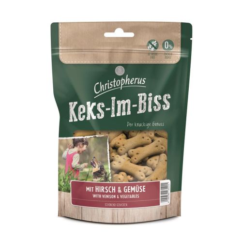 Christopherus Snack Keks-Im-Biss mit Hirsch & Gemüse - 6 x 175 g