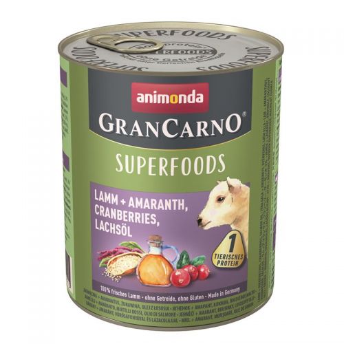 Animonda GranCarno Adult Superfood Lamm & Amaranth - 6x800g