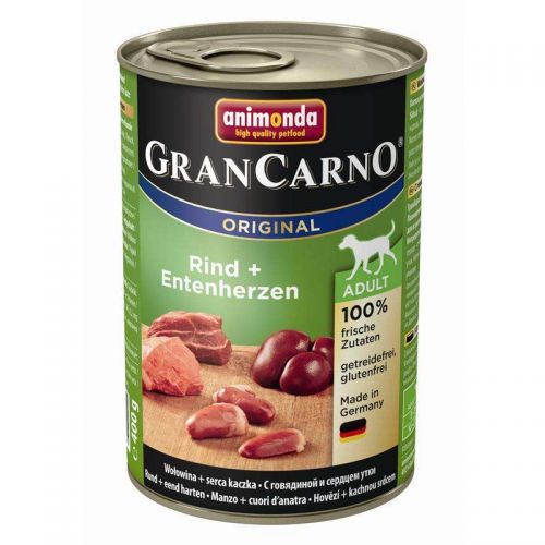 Animonda GranCarno Adult Rind & Entenherzen 6x400g