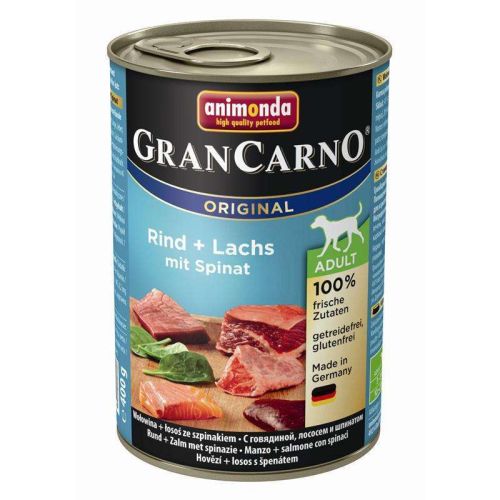 Animonda GranCarno Adult Rind & Lachs mit Spinat 6x400g