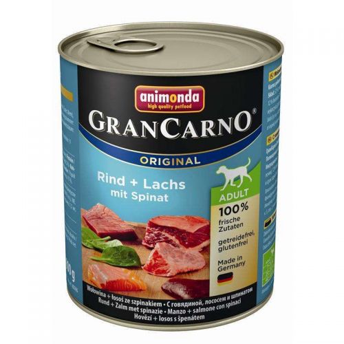 Animonda GranCarno Adult Rind & Lachs mit Spinat 6x800g