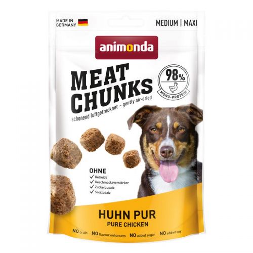 Animonda Snack Meat Chunks Huhn pur - 6 x 80g