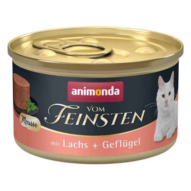 Animonda vom Feinsten Cat Mousse Adult Lachs & Geflügel 12x85g