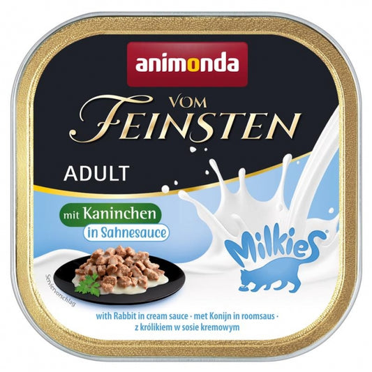 Animonda vom Feinsten Cat Milkies Kaninchen in Sahnesauce 32x100g