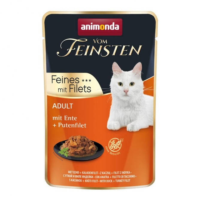 Animonda vom Feinsten Cat Adult Ente & Putenfilet 18x85g