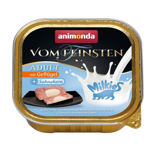 Animonda vom Feinsten Cat Milkies Geflügel plus Sahnekern 32x100g