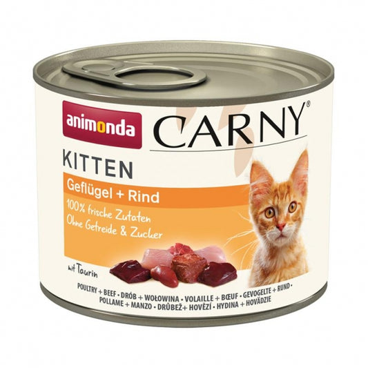 Animonda Carny Kitten Geflügel & Rind - 12x200g