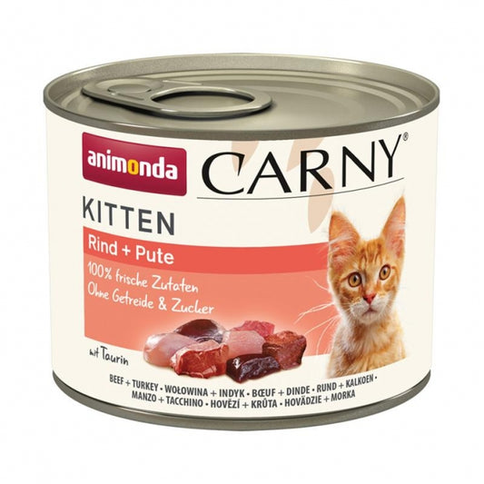 Animonda Carny Kitten Rind & Pute - 12x200g