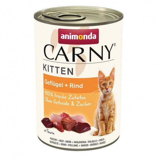 Animonda Carny Kitten Geflügel & Rind - 12x400g