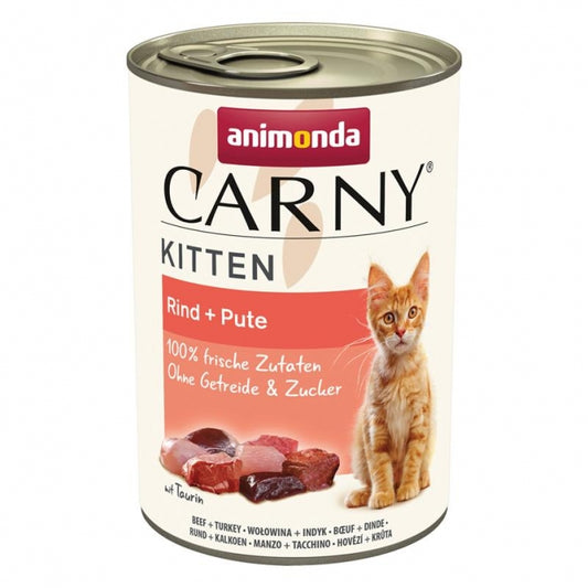 Animonda Carny Kitten Rind & Pute - 12x400g