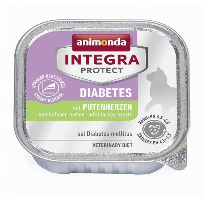 Animonda Cat Integra Protect Diabetes mit Putenherzen 16x100g