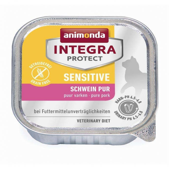 Animonda Cat Integra Protect Sensitiv mit Schwein pur 16x100g