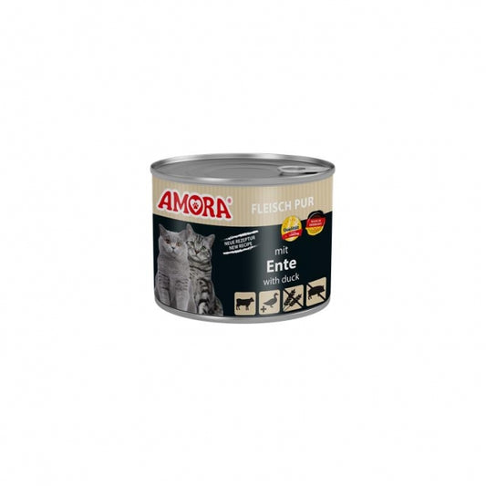 Amora Cat Fleisch Pur mit Ente - 6x200g