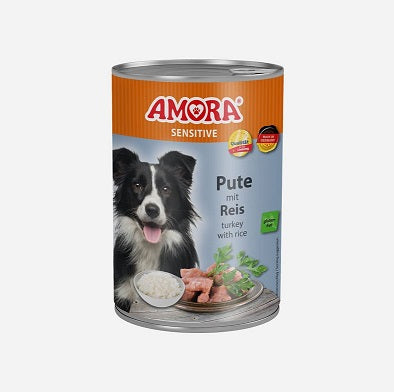 AMORA Sensitive Pute & Reis - 6x400g