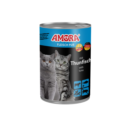 Amora Cat Fleisch Pur mit Thunfisch - 6x400g