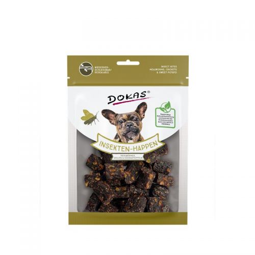 Dokas Snack Insekten-Happen Mehlwürmer, Grillen, Süßkartoffel 100 g