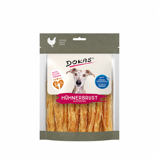 Dokas Snack Hühnerbrust in Streifen 170g